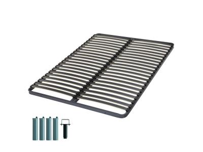 Sommier &agrave; lattes + pieds 140x190 C221 - 40 lattes bois - Fabrication fran&ccedil;aise