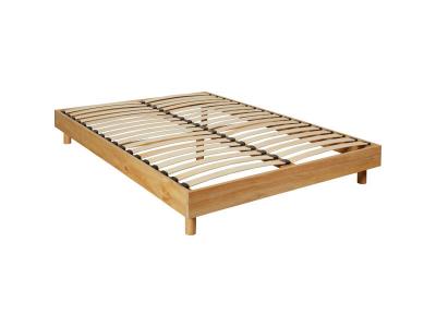Terre de Nuit Sommier kit en bois massif naturel 160x200