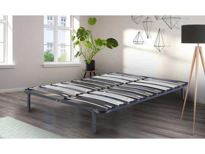 Sofareva - Surmatelas Coton 180x200cm Garnissage et coutil 100% Coton biologique (500gr/m2) - blanc