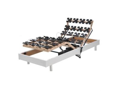 Sommier relaxation &eacute;lectrique flexpalace 80x200 / blanc