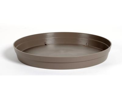 EDA Plastiques Soucoupe Toscane 13618 BR.T SX6 Taupe 28 x 28 x 4,5 cm