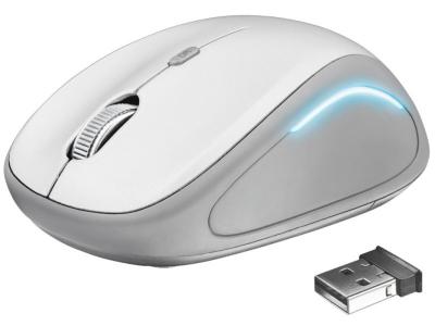 Souris sans fil Trust Yvi fx - blanc
