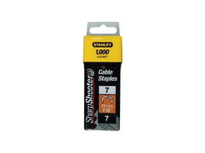 Agrafes cavaliers 10MM type 7 - boite de 1000 - 1-CT106T - Stanley