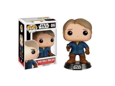 Figurine star wars episode 7 - han solo snow gear exclu pop 10cm 