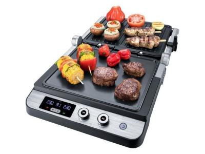 Steba FG 120 - Gril -&eacute;lectrique - 648 cm &sup2; - inox/noir 