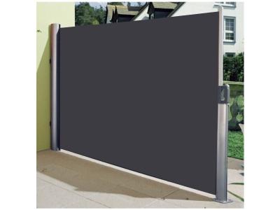 Stores lat&eacute;ral paravent ext&eacute;rieur brise vue pour terrasse - Gris anthracite - 1,6 x 3,5 m