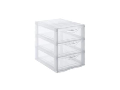 Tour de rangement Orgamix plastique , l.18.5 x P.24.5 x H.25.5 cm