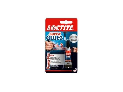 Colle Cyanoacrylates SUPERGLUE-3 Power Gel Tube 3g 