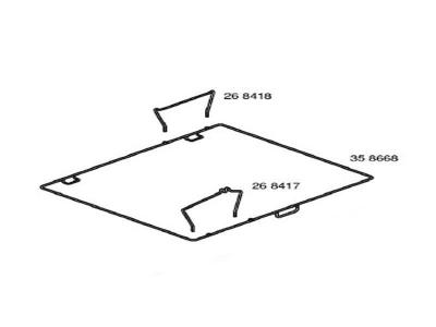 SUPPORT TOURNE BROCHE REP 268417 pour FOUR BOSCH B/S/H - 00268417