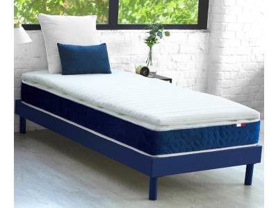 Surmatelas mousse m&eacute;moire de forme d&eacute;houssable & lavable 90x190