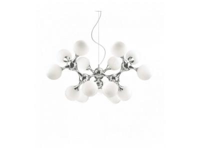 Suspension Blanche nodi bianco 15 ampoules - Blanc