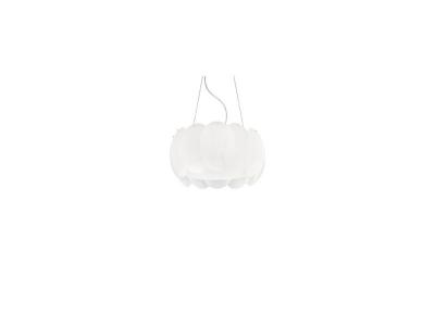 Ideal Lux Ovalino - Petit Plafonnier &Agrave; 5 Ampoules Blanc, E27