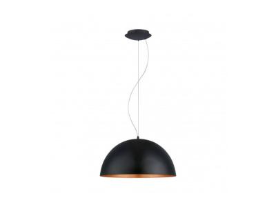 Suspension GAETANO 1 1 ampoule noir Diam&egrave;tre 530 Cm