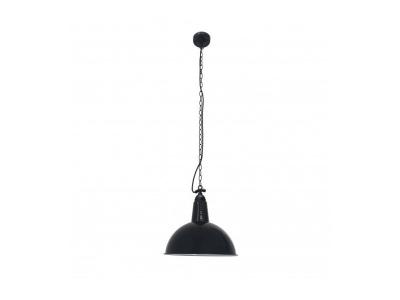 Faro Lou - Suspension &Agrave; 1 Ampoule En Forme De D&ocirc;me Noir, E27