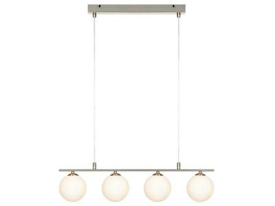 Suspension QUATTRO en acier 4 ampoules