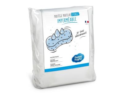 SWEETNIGHT Prot&egrave;ge matelas bouclette SIMON 160x200 cm