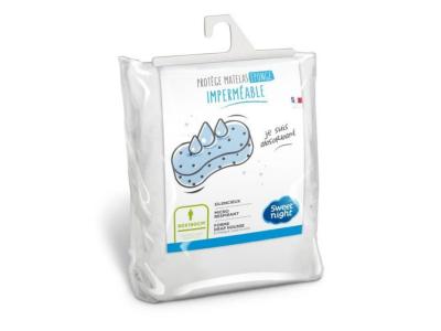SWEETNIGHT Prot&egrave;ge matelas bouclette SIMON 90x190/200 cm