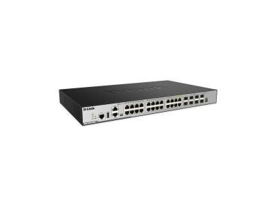 Commutateur r&eacute;seau armoire d-link dgs-3630-28tc/si 30 x rj45 4 x sfp