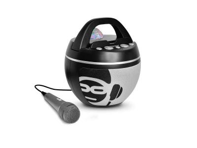 Syst&egrave;me bluetooth noir avec effet disco lumineux BB10K