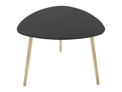 Table basse bois Mil&eacute;o noir Atmosphera - Noir