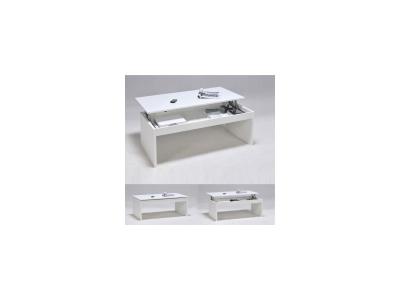 Table basse darwin 100x50cm / Blanc/ 100x50x43 cm