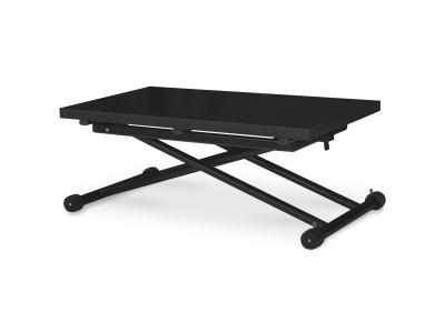 Intense D&eacute;co Table Basse relevable Philadelphia Noir Carbone