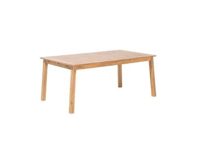 Table de repas de jardin extensible en bois d'acacia robuste