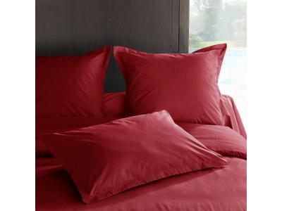 Taie de traversin en percale de coton 80 fils 43 x 190 cm