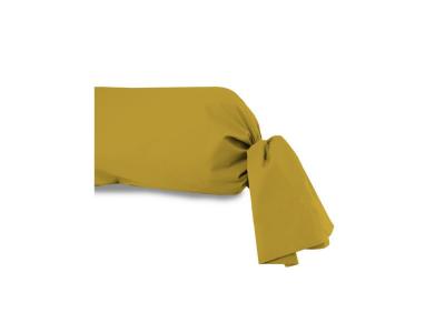 Atmosph&egrave;re Zzz Taie de traversin, Jaune, 45 x 185 cm