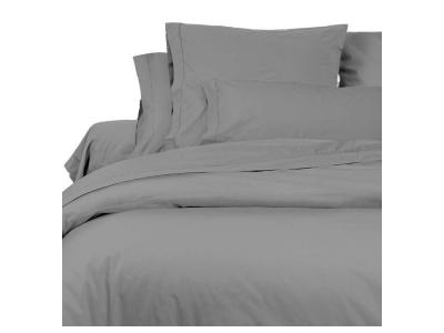 Camille 553013 Camille Taie d'Oreiller Coton Gris 65 x 65 cm