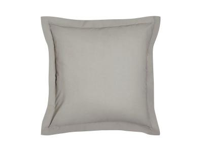 Taie d'oreiller carr&eacute;e 100% coton bio 63 x 63 cm organic - beige dune