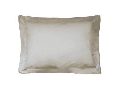 Taie d'oreiller uni 100% coton ALTO 40x60 cm - Marron Chamois