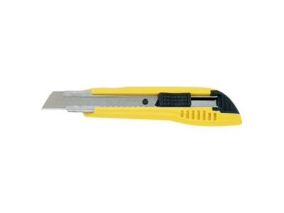 Tajima LC500YB Cutter 18 mm avec blocage par bouton-poussoir, Jaune