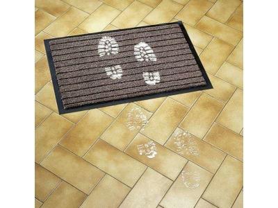 HDI - Tapis de sol absorbeur 60 x 180 cm sp&eacute;cial couloir - Marron