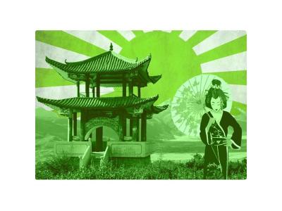 Tapis de souris D&eacute;cor Japon Cbkreation