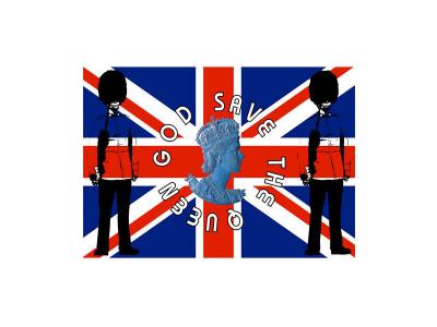 Tapis de souris God Save The Queen by Cbkreation