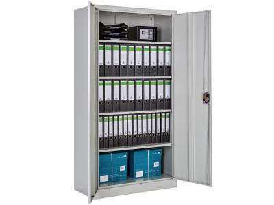 TecTake Armoire m&eacute;tallique 5 niveaux - gris - 90 cm 