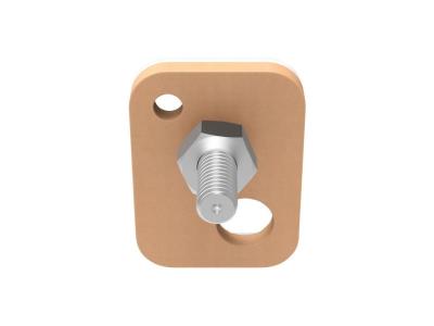 Tesa tesa vis adh&eacute;sive pour brique, rectangulaire, 2,5 kg noir