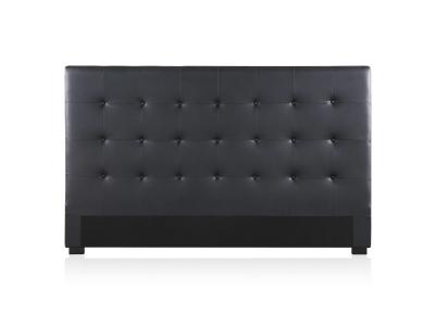 INTENSE DECO T&ecirc;te de lit capitonn&eacute;e Premium 180cm Noir