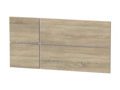 Tete de lit enfant coloris cambrian / blanc - Hauteur 50 x Longueur 100 x Profondeur 3.2 cm --