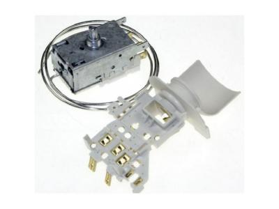 Thermostat + support lampe en remplacement thermostat a130681r pour refrigerateur whirlpool