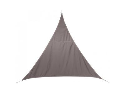 Voile d'ombrage triangulaire 4,00 m CURACAO taupe - 180g/m&sup2;