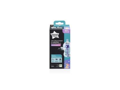 Biberon d&eacute;co gar&ccedil;on anti colique avanc&eacute; 260ml - tommee tippee 