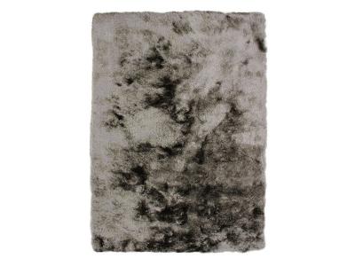 Toodoo - tapis &agrave; poils longs extra-doux gris fonc&eacute; 120x170 