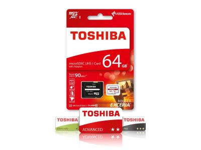 Toshiba carte microsd 64gb exceria noir