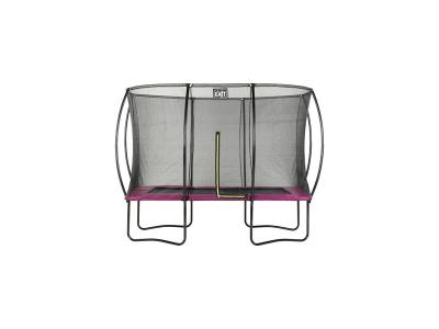 EXIT Trampoline &agrave; pieds Silhouette rectangulaire rose 244x366 cm