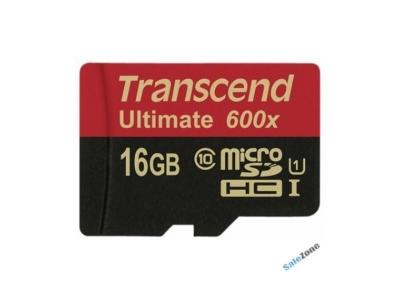Transcend - Carte m&eacute;moire flash - 16 Go - Class 10 - SDHC UHS-I 