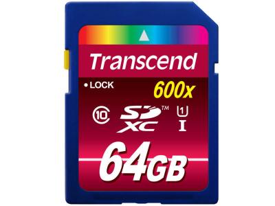 Transcend secure digital sdxc uhs-i 64 gb TS64GSDXC10U1