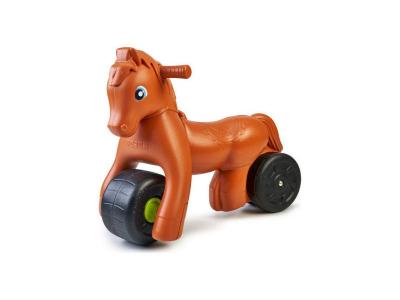 Feber - Trottoir en forme de cheval, de couleur marron, pour enfants &agrave; partir de 18 mois