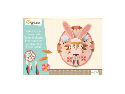 Troph&eacute;e &agrave; construire lapin indien - Loisir cr&eacute;atif - 6/10 ans et +